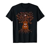 Chitarra acustica Albero della vita Natura Chitarrista Gift Maglietta