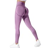 Neteson Leggins Sportivi Donna Vita Alta Scrunch Butt Leggings Palestra Push Up Pantaloni Yoga Controllo della Pancia Opaco Elastici Anticellulite Leggings