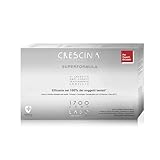 Crescina Transdermic SUPER FORMULA Ri-Crescita e Anticaduta Doppio Trattamento Capelli 1700 Uomo 20 Fiale (10+10)