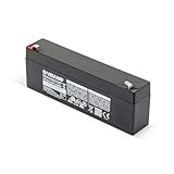 VELAMP Batteria al Piombo Ermetica Ricaricabile 12V 2.2Ah - Attacchi Faston F1 - Ideale per Sistemi di Backup, Allarme, Videosorveglianza, Antincendio, Domotica e UPS