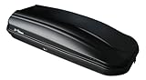 Box Tetto Auto 430L Nero - Portapacchi - Portasci Universale - 180x78x40 cm - Portata 50Kg - Baule Portabagagli Siluro Portatutto - Auto Tetto - Omologato - Apertura Laterale Compatibile con Barre