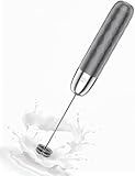Maestri House Montalatte ricaricabile, portatile, elettrico, in acciaio inox, impermeabile, staccabile, frusta per bevande, mini frullatore per matcha, latte, cappuccino, LunaFro Mini