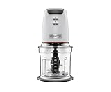 Kenwood EasyChop CHP61.000WH, Tritatutto a Quattro Lame, Ciotola da 0.5L, Azionamento a Pressione, 2 Velocità, Anello Antiscivolo, Lavabile in Lavastoviglie, Sistema Rompighiaccio, 500W, Bianco