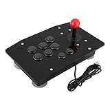 Tiiyee Arcade Di Gioco Joystick Controller, 3d Rocker Gioco Pulsanti Usb Game Fight Stick Fighting Maniglia Street Gamepad Manico Fighter Buttons Console Giochi Impugnatura Gamepad Adatto Pc Computer