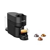 De'Longhi Nespresso Vertuo Pop ENV90.B, Macchina Caffè a Capsule con Tecnologia Centrifusion, 4 Formati in Tazza, Incluso Set di Benvenuto con 12 Capsule, 1260W, Liquorice Black