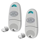 Telecomando compatibile con C@me,2 Pezzi Telecomando Portale 432EV,EE,NA,433,92 MHz 2 Canali Compatibile 432EV,EE,NA(Include 2 Batterie aggiuntive)