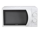 Candy Idea Forno a Microonde 20 Litri, 700W, 6 Livelli di Potenza, Programma Defrost, Timer e Segnale Acustico di Fine Cottura, Libera Installazione, 45,2 x 33,5 x 26,2 cm, Bianco - CMW2070M