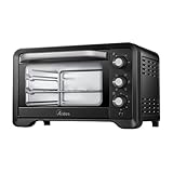 ARDES MAGNUS AR6222PB, Fornetto Elettrico Ventilato Capienza 20 Litri 6 Funzioni Cottura Timer Doppio Vetro Con Accessori (nessuna luce interna)