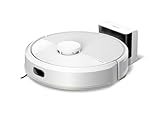 iRobot Roomba 105 Combo, Robot Aspirapolvere Lavapavimenti, Pulizia a 4 Fasi, Navigazione ClearView LiDAR, Rilevamento di Tappeti/Moquette, Pulizia Mirata, Controllo tramite App, Bianco