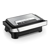 Moulinex Inicio Compact, Grill per Panini & Grill, Piastre per la Cottura Antiaderenti, Facile da Pulire, Facile da Riporre, GI270D10