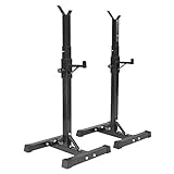 sarah Supporto per Panca da Squat Regolabile, Resistente, per bilanciere, Panca a Pressione, per casa, Palestra, carico Massimo 200 kg Panche Regolabili