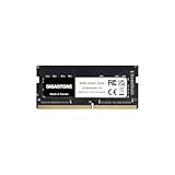 【DDR4 RAM Solo Notebook】GIGASTONE 8GB DDR4 2666MHz (2400MHz or 2133MHz) PC4-21300 (PC4-19200/17000) CL19 1.2V SODIMM 260pin Memoria notebook–Unbuffered Non-ECC, alte prestazioni