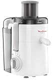 Moulinex Frutelia + Centrifuga, Ampia Apertura, Facile da Pulire, 2 Velocità e Modalità Pulse, 350 W, Prestazioni Elevate, Semplice e Intuitivo, Bianco, JU3701