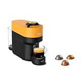 De'Longhi Nespresso Vertuo Pop ENV90.Y, Macchina Caffè a Capsule con Tecnologia Centrifusion, 4 Formati in Tazza, Incluso Set di Benvenuto con 12 Capsule, 1260W, Mango Yellow