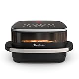 Moulinex Easy Fry XL Surface, Friggitrice ad Aria XL con Cestello Antiaderente e Finestra di Osservazione, 1,5 Kg, Tecnologia Extra-Crisp e Doppia Resistenza, Cottura fino a 230°, AL4018