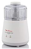 Moulinex DPA141 La Moulinette Tritatutto Elettrico, Adatto per Tutti i Tuoi Alimenti 1000 W, 0.3 l, Bianco
