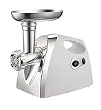 RGV New Duetto Plus - Tritacarne, Passapomodoro, Grattugia, 3 in 1 - Motore 550W Doppio Senso di Rotazione, Accessori per Salsicce, Kubbe e Verdure