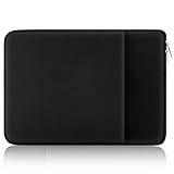 HEDUGO Custodia per Laptop 13-14 Pollici Compatibile con MacBook Air/Pro, Notebook Chromebook Borsa Portatile con Tasca Anteriore, Custodia Imbuttita Antishock per Computer, Nero