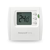 Termostato ambiente Honeywell Home, display a LED di facile lettura ed efficienza energetica, cablato, bianco