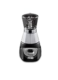 De'Longhi Alicia PLUS EMKM4.B Caffettiera Moka Elettrica 2-4 Tazze, 450 W, Nero/Argento