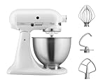 KitchenAid PLANETARIA CON TESTA RECLINABILE 4,3 L - CLASSIC - Bianco 5K45SSEWH