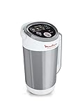 Moulinex LM841110 Easy Soup, Soup Maker con Acciaio Inossidabile, Facile Da Usare per Preparare Zuppe e Frullati, Capacità 1.2 Litri, 4 Programmi di Cottura e Sistema di Mantenimento al Caldo