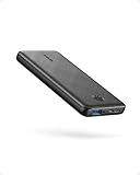 Anker Power Bank (PowerCore 10K), Batteria Compatta da 10000mAh con Tecnologia di Ricarica PowerIQ e USB C per iPhone 17 Pro Max/Serie 16-12, iPad, Samsung S25 Ultra, Pixel e Altri dispositivi