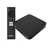 STRONG LEAP-S1 Ultra HD 4K Android TV Box Google Playstore, Netflix, Prime Video, DAZN, Disney+, Youtube, HDR10, Wifi, Telecomando Vocale, Bluetooth