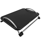 Techly 305564 Poggiapiedi Regolabile Nero