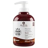 A ALAMA Professional Alama SOS Color&GO Maschera Colorante Non Permanente Rame per Capelli Naturali, Colorati e Con Mèches, Nutriente e Tonalizzante, Senza Ammoniaca, 300 ml