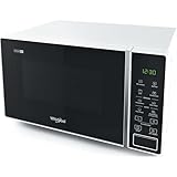 Whirlpool MWP 203 W Forno a Microonde + Grill, 20 litri, Controllo Digitale, Display, Funzione riscaldamento e funzione scongelamento, Colore Bianco, con Griglia alta