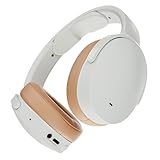 Skullcandy Hesh ANC Cuffie Wireless Over-Ear con Bluetooth, Bassi Multisensoriali, Cancellazione Attiva del Rumore, 22 Ore di Autonomia, Design Comprimibile - Bianco