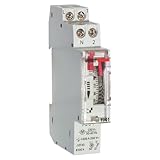 VEMER VE786900 T001 - Interruttore Orario Elettromeccanico a Cavalieri, Timer con Programmazione Giornaliera, 1 Modulo DIN, Bianco