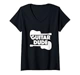 Donna Musica Chitarra Acustica Classica - Chitarra Classica Folk Maglietta con Collo a V