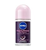 NIVEA Deodorante Roll on Pearl & Beauty Fine Fragrance 50 ml, Deodorante donna antitraspirante per una protezione 72h, Formula con Estratti di Perla Nera e Oli profumati per un fragranza raffinata