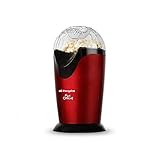 Orbegozo PA 4300 - Macchina per popcorn portatile, senza olio, funzionamento rapido, secchio di misurazione, 1000 W, rosso metallizzato