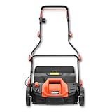 Fuxtec FX-EV360 Arieggiatore scarificatore Elettrico - 1500W, Larghezza 36 cm, 5 Livelli di Regolazione profondità, Cesto Raccoglierba 45L