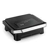 Moulinex Inicio, Piastra per Panini e Griglia, Riscaldamento Rapido: 2000 W, Piastre di Cottura Antiaderenti, Ampia Superficie di Cottura, Nero, GI271810