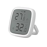 SONOFF SNZB-02D Mini sensore di temperatura e umidità ZigBee, termometro igrometro per interni, display LCD, compatibile con Alexa/Google Home