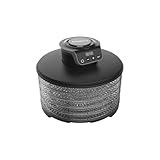 Melchioni Family | Essiccatore digitale TOWER, 5 ripiani regolabili, essiccazione di frutta, verdura, funghi 250W Alimentazione: 220-240V ~ 50/60Hz