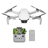 DJI Mini 4K, drone per adulti, fotocamera 4K HD,  249 g, stabilizzatore 3 assi, trasmissione video 10 km, return automatico, resistenza al vento, 1 batteria per tempo di volo 31', volo intelligente