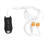 IPX8 Sport Impermeabile Mp3 Per Nuoto, Mp3 Etanche Natation Lettore musicale FM subacqueo durevole con cuffie e clip Broadcast Black4GB Lettore musicale portatile impermeabile 4GB