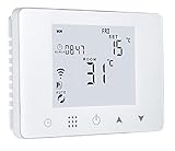 Homcloud CTW Cronotermostato Digitale Wi-Fi Intelligente per Caldaia a Gas/Acqua, Installazione a parete o su supporto 503, wifi Smart compatibile con Alexa e Google
