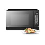 Panasonic NN-GT46KBSUG Forno a Microonde e Grill con Piatto Rotante, 31 Litri, Acciaio Inox, 1000 W, Grill 1100 W, 24 Programmi Automatici, Griglia Metallica, Display LCD, Menù Junior, Nero
