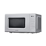 COMFEE' Forno a Microonde Digitale, 700W, 20L, 6 Menù Preimpostati, Express Cook, 11 Livelli di Potenza, Scongelamento, Funzione di Memorizzazione - Grigio - CM-E202CC(GR)