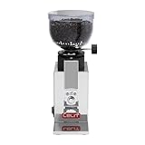 LELIT Fred Macinacaffè - Macine Coniche da 38 mm & Regolazione della Dose - Acciaio Inossidabile Lucido - PL043MMIUK Prima