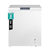 Hisense MCF141E Congelatore a pozzo 142 litri, illuminazione Led, super silenzioso 40 db, classe E