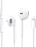 Cuffie per iPhone,Cuffie In-ear iPhone con filo Hi-Fi Stereo Auricolari,Earphones con cancellazione del rumore Microfono e Controllo del Volume,Compatibile con iPhone 11/11 Pro/12/14/14 Pro/8/7/XR/XS