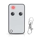 Telecomando Compatibile E80 TX52R 2 Canali 433.92 MHz per Cancello e Garage, Telecomando Sostitutivo con Funzione Copia Integrata