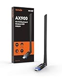Tenda AX900 Adattatore USB Antenna WiFi 6dBi, Chiavetta WiFi per PC Dual Band 5/2.4 Ghz, Soft-AP, MU-MIMO, WPA2, Windows 7/10/11, U11 Pro